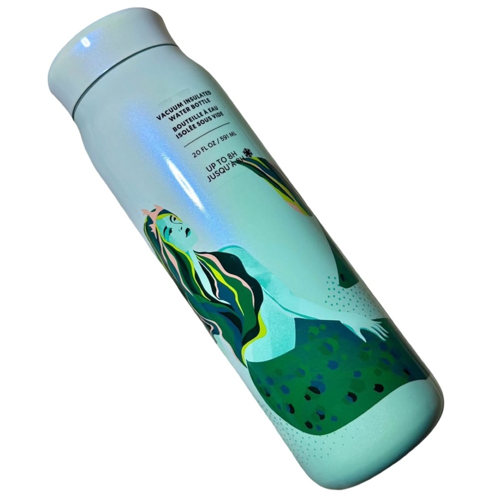Starbucks 2024 Limited Edition 20oz Vacuum Insulated Water Bottle Siren Mermaid